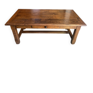 Table basse ancienne - chene