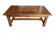 Rustic farmhouse antique coffee table made of solid oak with 1 drawer 50.