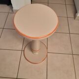 Old wooden pedestal table