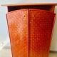 Small bamboo and rattan wardrobe circa 1980