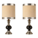 Pair of vintage table lamps, France, 1970s-80s
