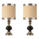 Pair of vintage table lamps, France, 1970s-80s