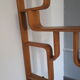 Trellis dyed blond wood by Ludvík Volak vintage 1960