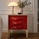 Meuble d’appoint petite commode table de nuit vintage design Space age