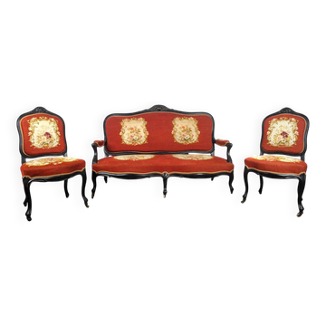 Wooden salon from the Napoleonic III era.