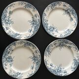 13 flat plates Terre de Fer Louis Graves