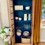 Renovated vintage display cabinet