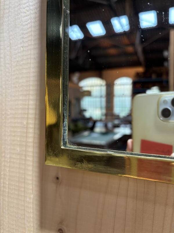 Miroir empire laiton