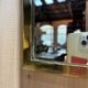 Miroir empire laiton