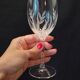 10 Verres A Vin Cristal D'Arques Modèle Fleury Taillé Flamépis