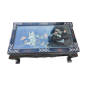 Coffee table with Asian decoration system, mother-of-pearl inlay
