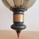 Art Deco metal glass wall sconce lamp