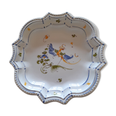 Assiette décorative en faïence de Moustiers