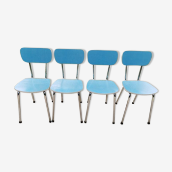 Chaises en formica année 50/60