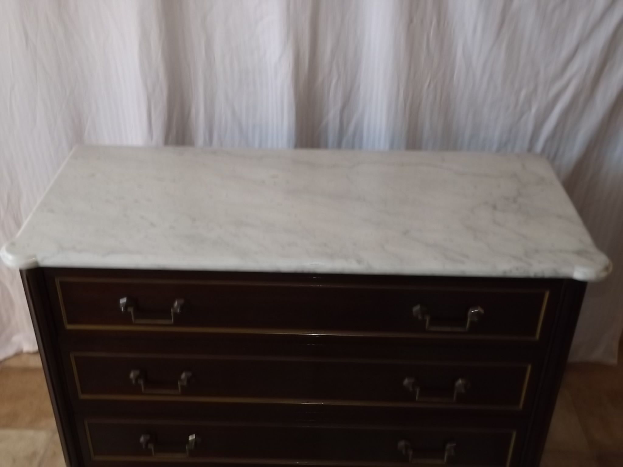 Chest of drawers mahogany Louis XVI 1970