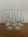 Set 5 flûtes à  champagne cristal années 70