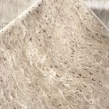 Table basse en travertin sculpturale