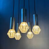 Space Age waterfall suspension