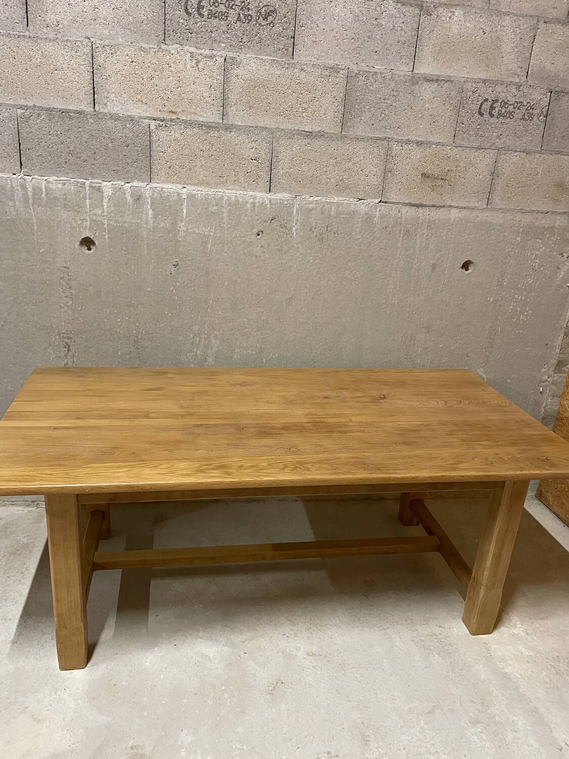 Grande table de ferme bois massif