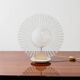 Lampada Di Design Postmoderno in Vetro Anni 80 Vintage