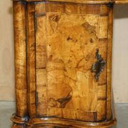 Antique Italian writing desk in olive wood circa 1860