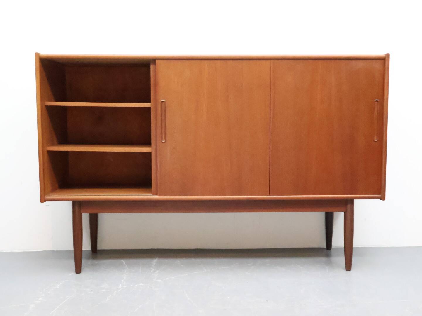 Deens wandmeubel teak mid century modern