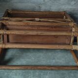 Vintage rattan shelf