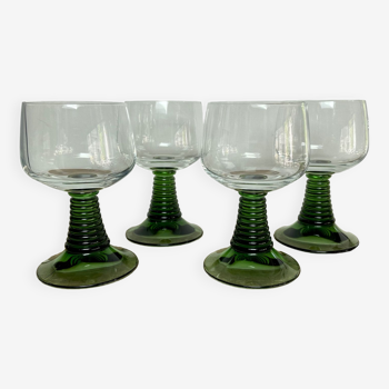 4 Alsace green feet glasses