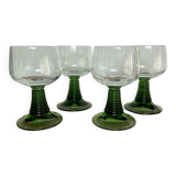 4 Alsace green feet glasses