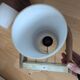 Pair of Louis Kalff NX40 teak and glass wall lights for Philips