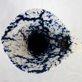 Vase en grès des neiges vintage