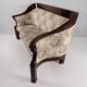 Biedermeier Walnut Veneer Sofa