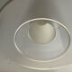 Suspension vintage en opaline et plexiglas