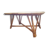 Rattan coffee table