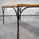 Table curved steel