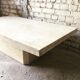 Italian travertine coffee table