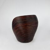 Vintage Italian Wicker Lounge Chair in the style of Gabriella Crespi, 1960s