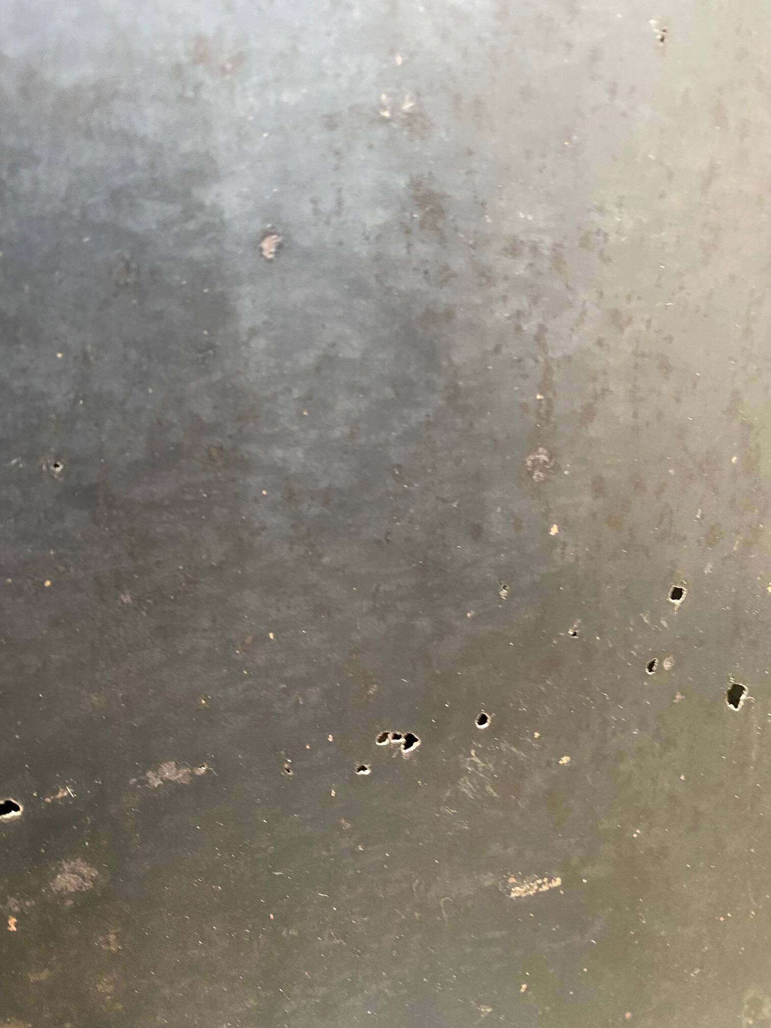 Metal bedside table from the 20s and 30s