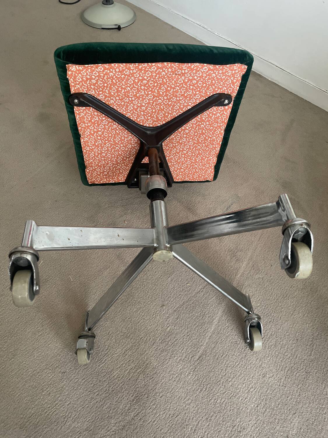 Office chair on wheels from the 60s