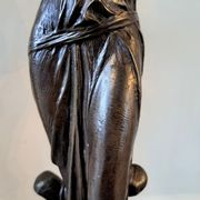 Sculpture femme art nouveau en bronze
