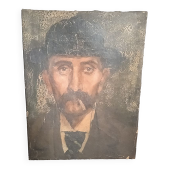 Portrait a man oil 1903