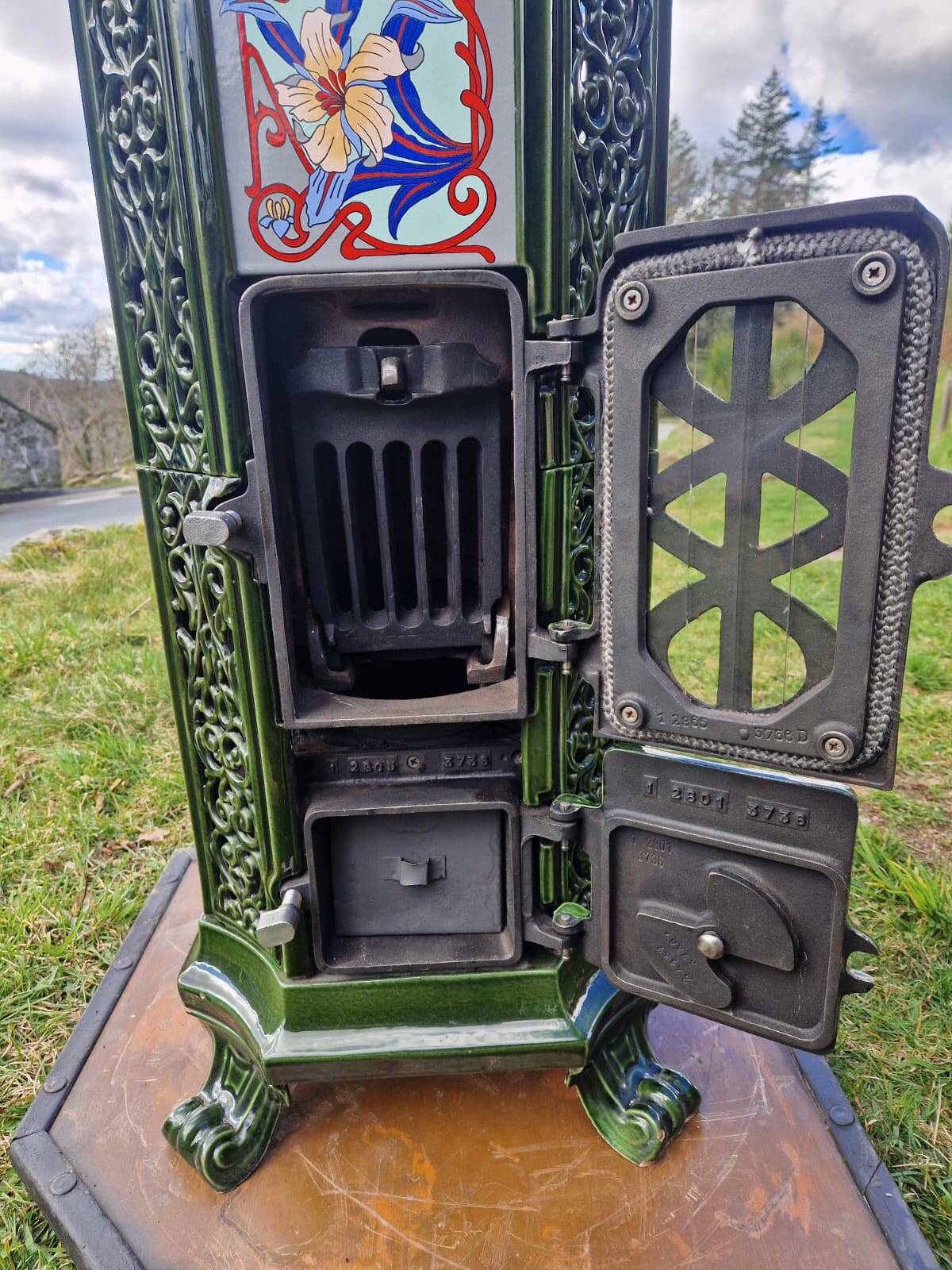 Godin wood stove "Belle époque"