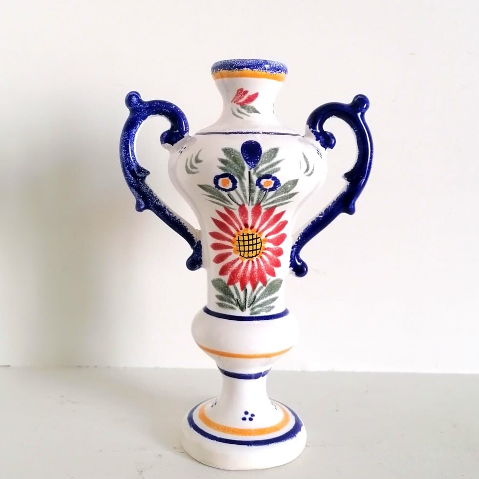 Soliflore in earthenware Henriot Quimper