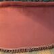 Sofa padded in old pink velvet