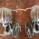 Pair of fish wall sconces