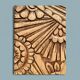 Parisian art deco cabinet in raw wood 1930