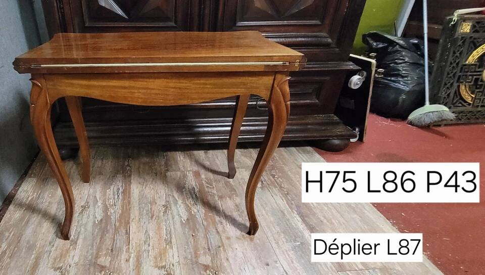 Louis XV style mahogany games table circa 1850