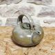 Enamelled ceramic teapot signed Rouart