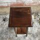Sellette sculptée bois pieds compas vintage