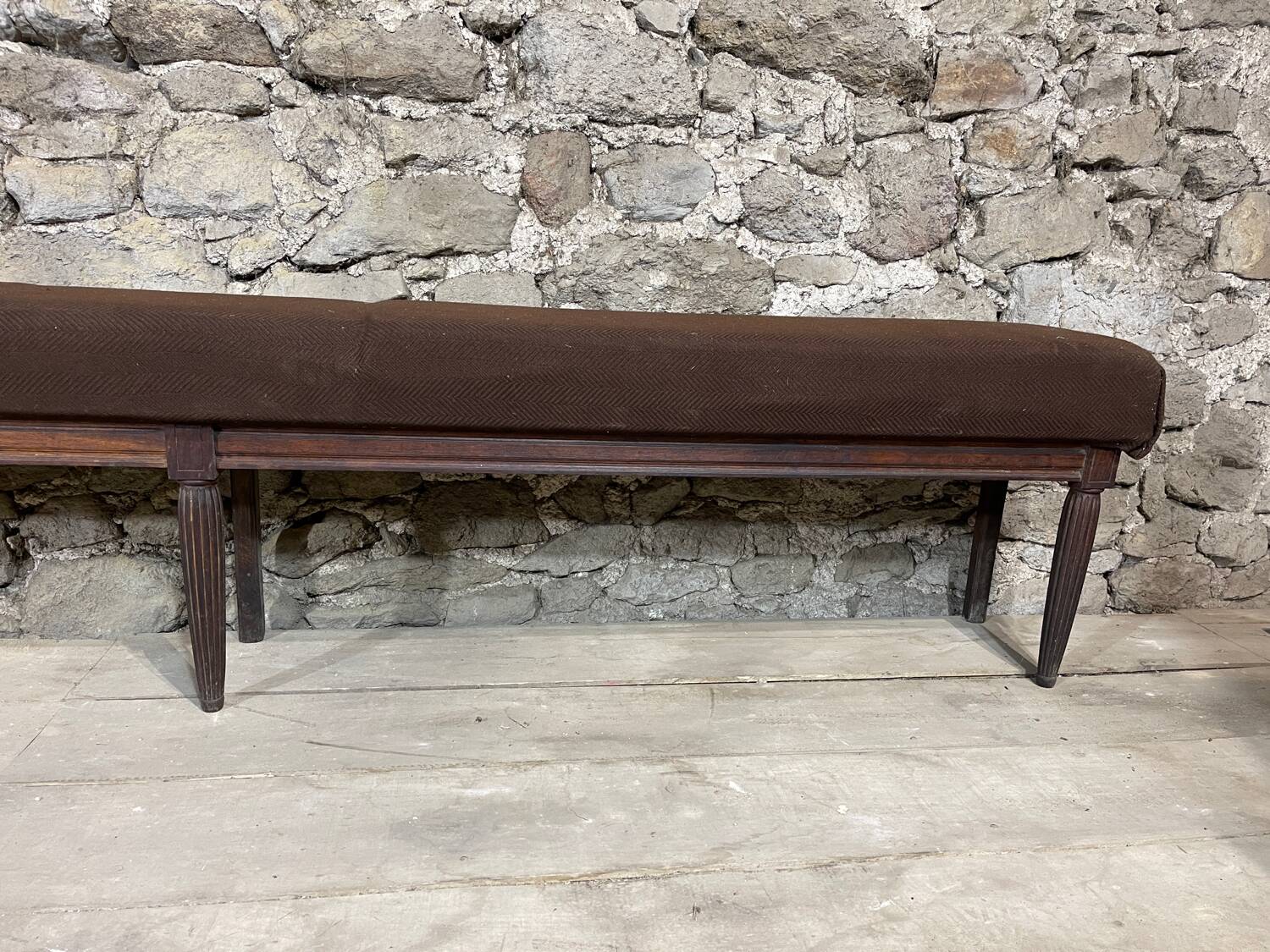Parisian bistro bench